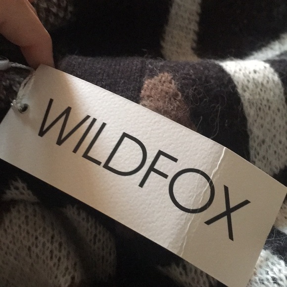 NWT Wildfox Couture Geometric Cubist Cardigan - Picture 4 of 7